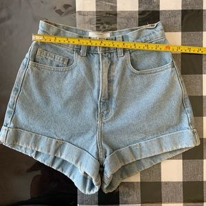 American apparel high waisted shorts